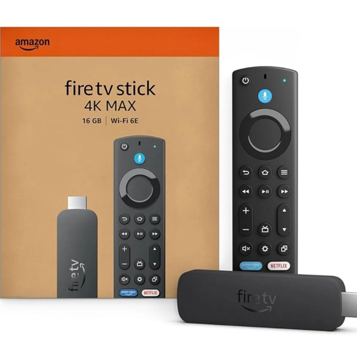 AMAZON - Amazon Fire TV Stick 4K Max - Dispositivo de Streaming 4K TV Gratis y en Vivo