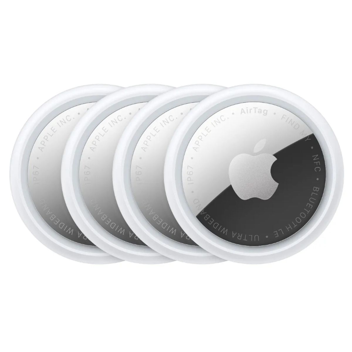 APPLE - Apple AirTag 4 Unidades – Localizador Inteligente de Objetos con Apple Find My