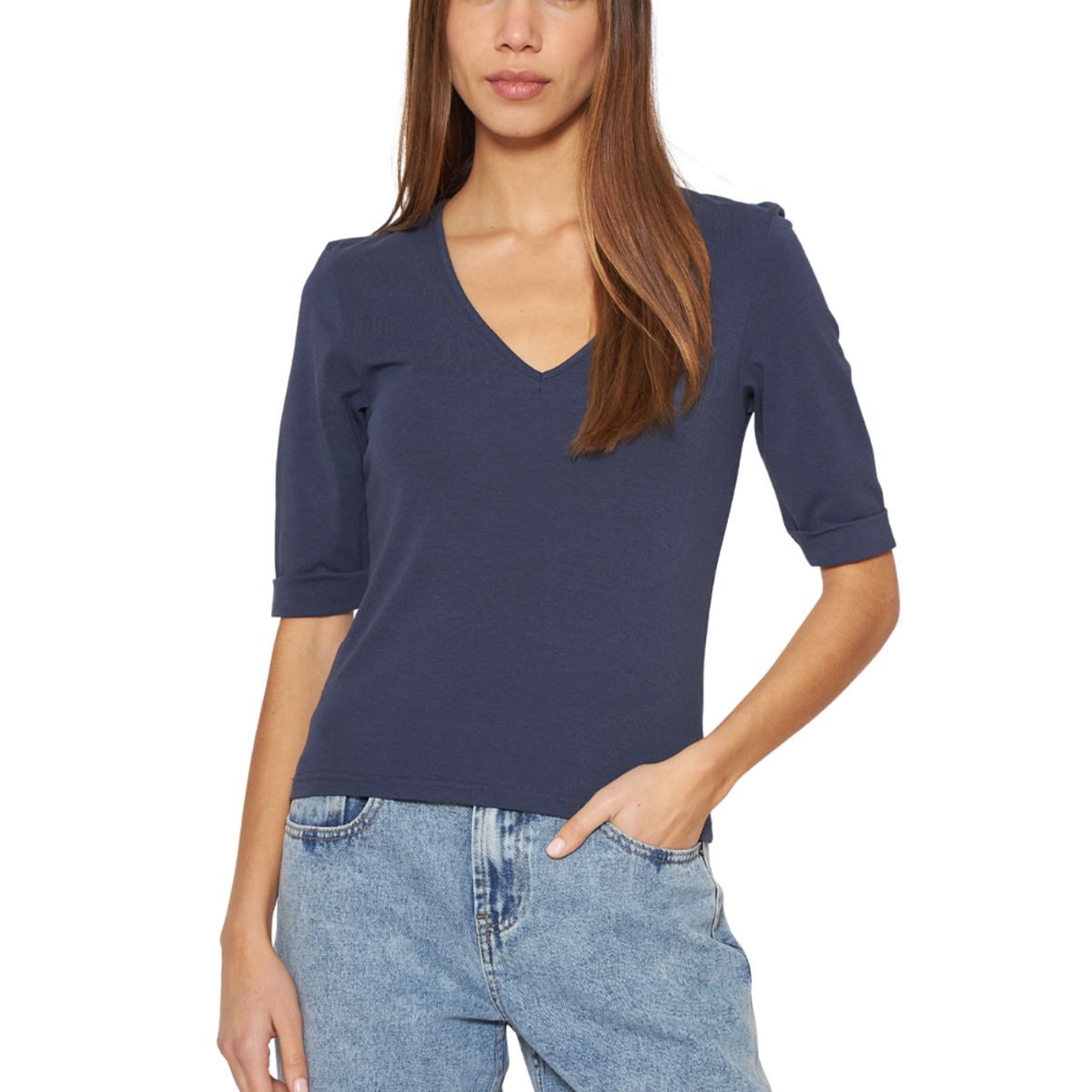 JACINTA TIENDA - Polera Cami azul Jacinta Tienda