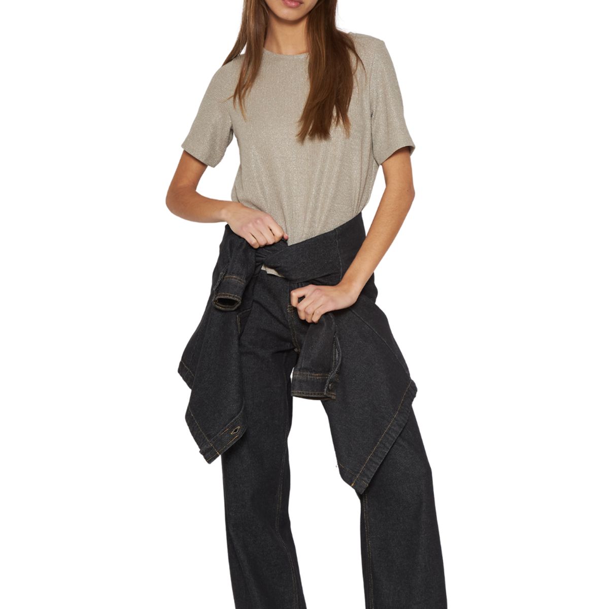 JACINTA TIENDA - Polera Tesa crudo Jacinta Tienda