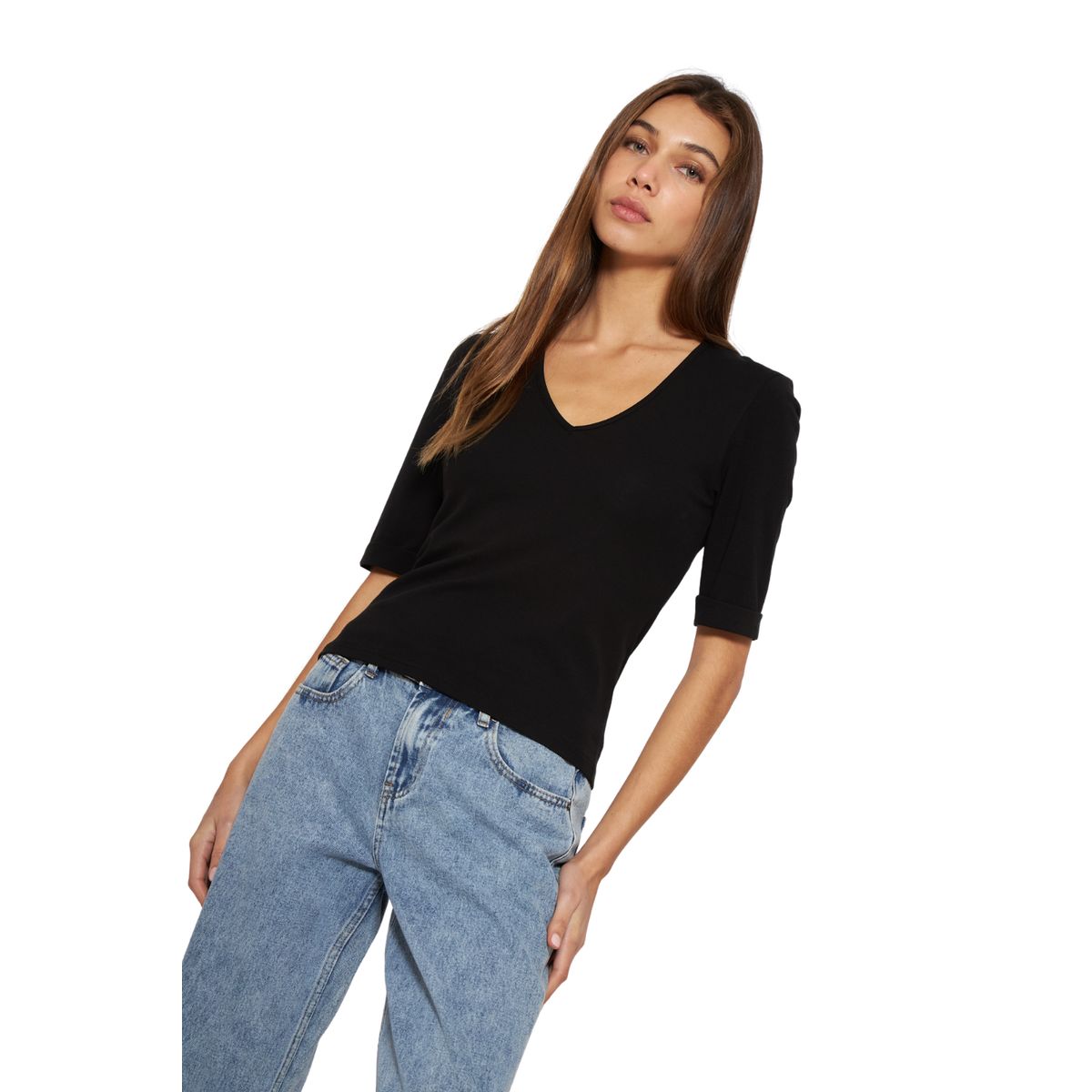 JACINTA TIENDA - Polera Cami negra Jacinta Tienda