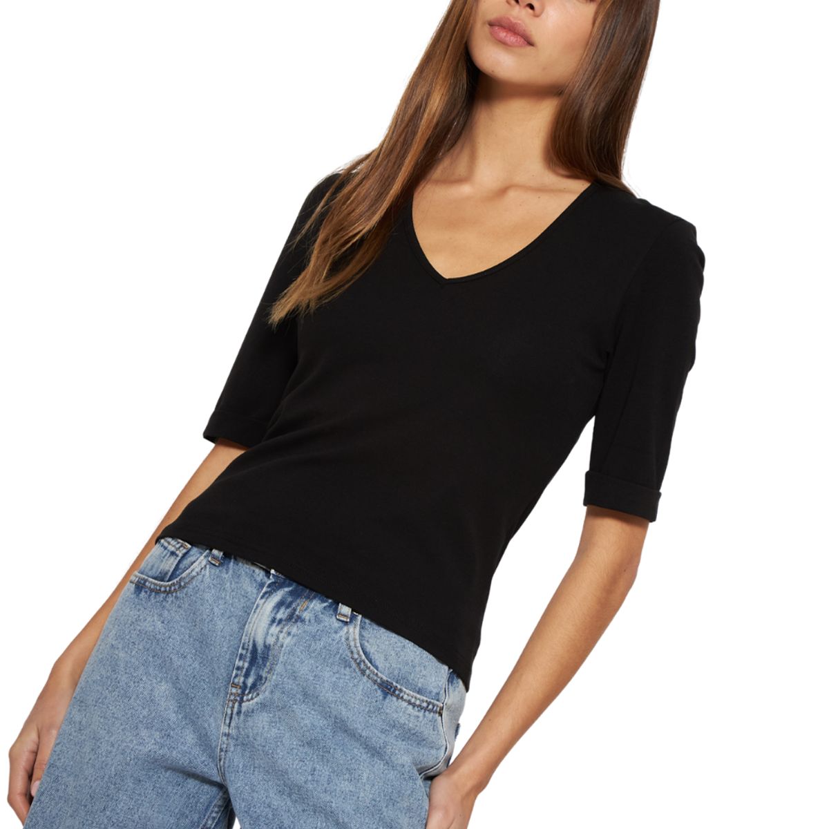 JACINTA TIENDA - Polera Cami negra Jacinta Tienda