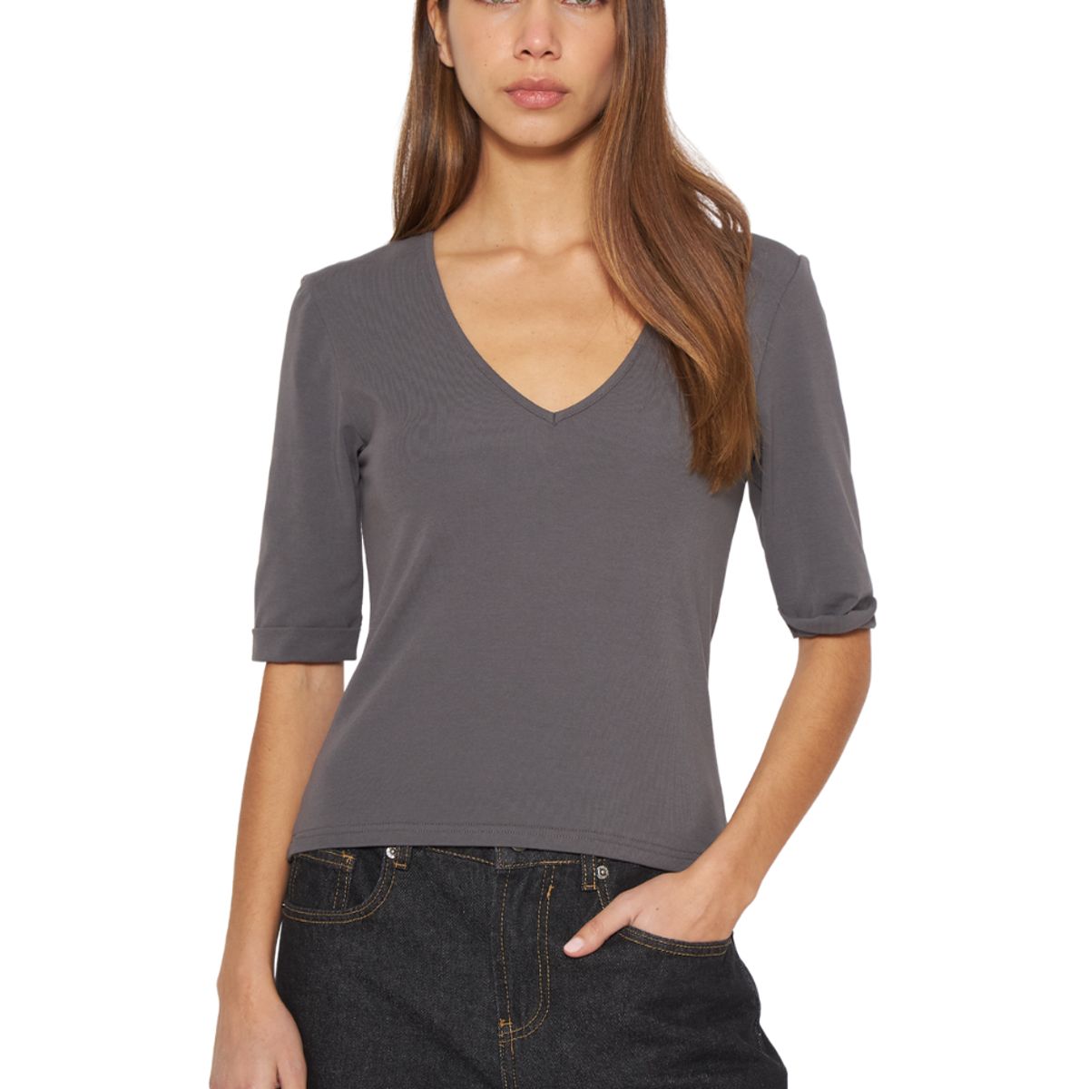 JACINTA TIENDA - Polera Cami café Jacinta Tienda