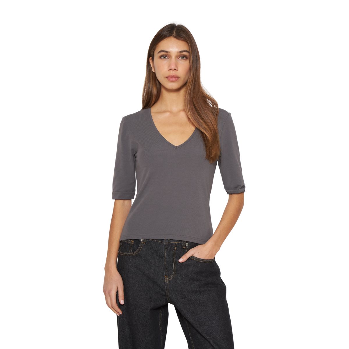 JACINTA TIENDA - Polera Cami café Jacinta Tienda