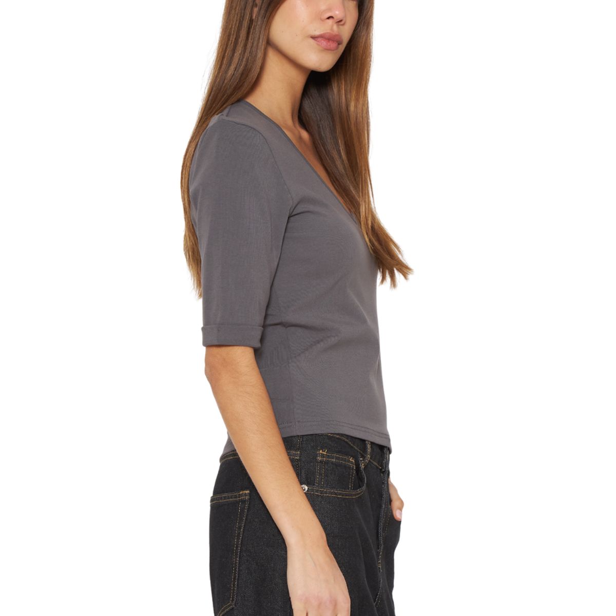 JACINTA TIENDA - Polera Cami café Jacinta Tienda