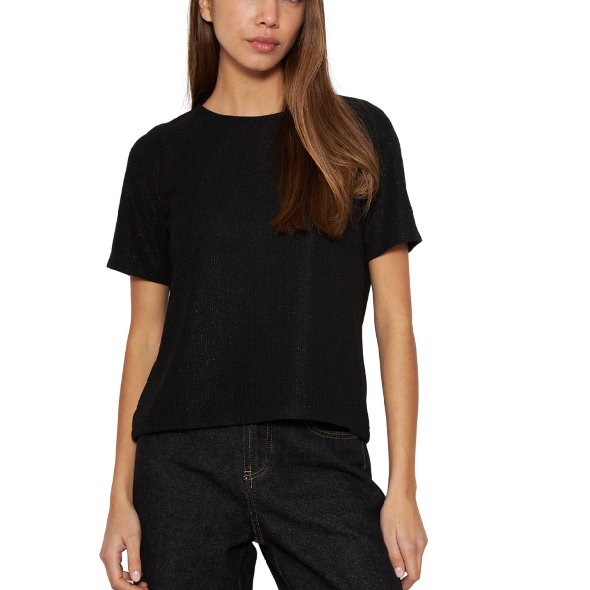 JACINTA TIENDA - Polera Tesa negra Jacinta Tienda