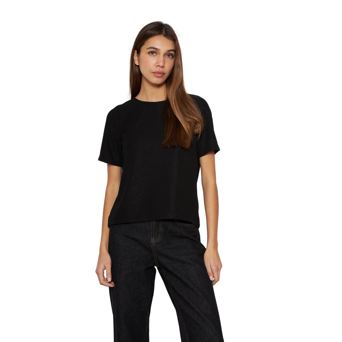 JACINTA TIENDA - Polera Tesa negra Jacinta Tienda