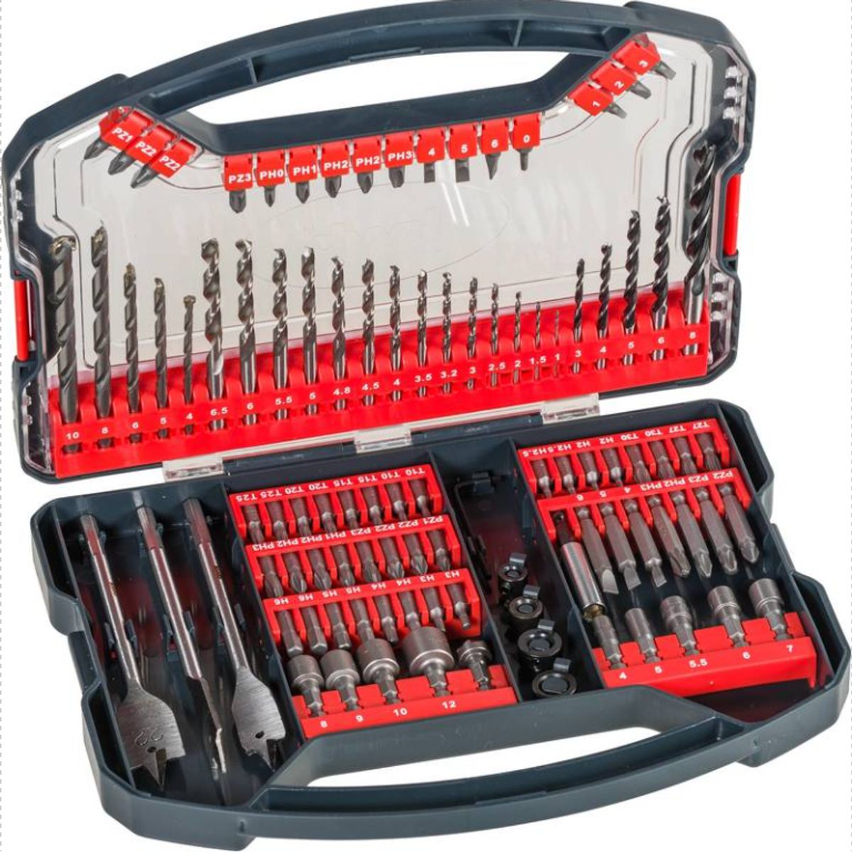 EINHELL - SET 101 PIEZAS DE BROCAS PUNTAS Y DADOS