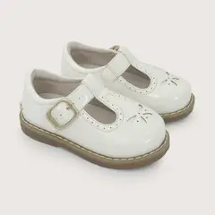 OPALINE - Zapato Reina Niña Ceremonia Blanco