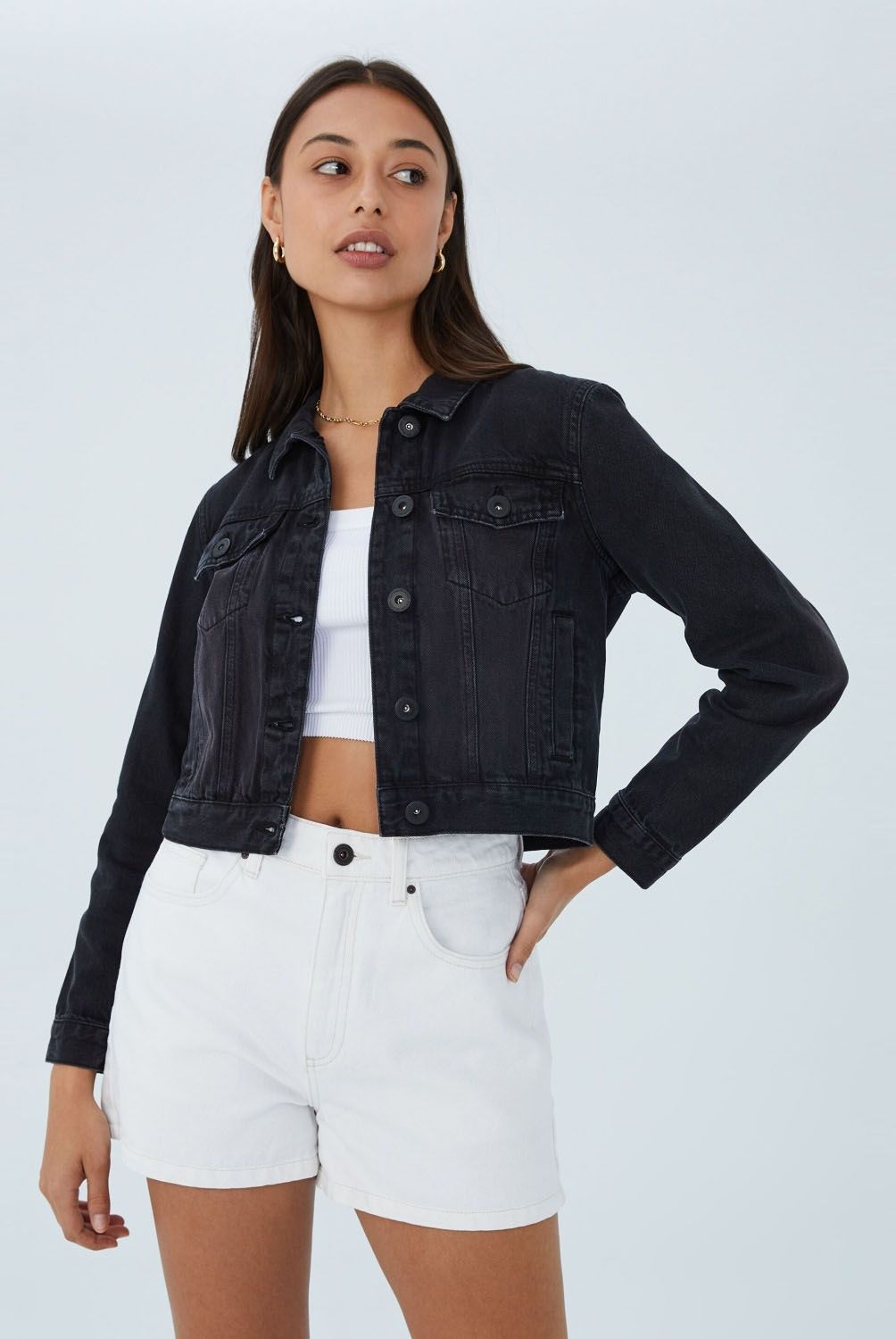 COTTON ON - Chaqueta de Jeans Mujer Cotton On