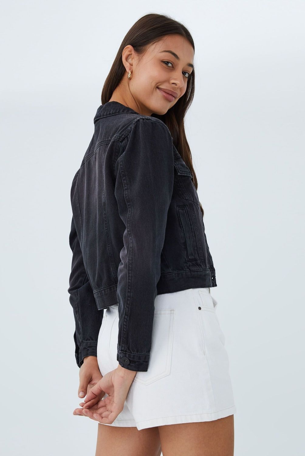 COTTON ON - Chaqueta de Jeans Mujer Cotton On
