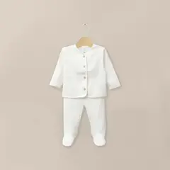OPALINE - Conjunto Clinica Blanco Bebé Unisex