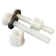 GENERICO - Kit Pernos De Fijacion Plastico Estanque Taza Wc BELUG