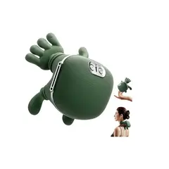 GENERICO - Masajeador Cuello Y Hombros Shiatsu Con Calor Recargable Verde Musgo