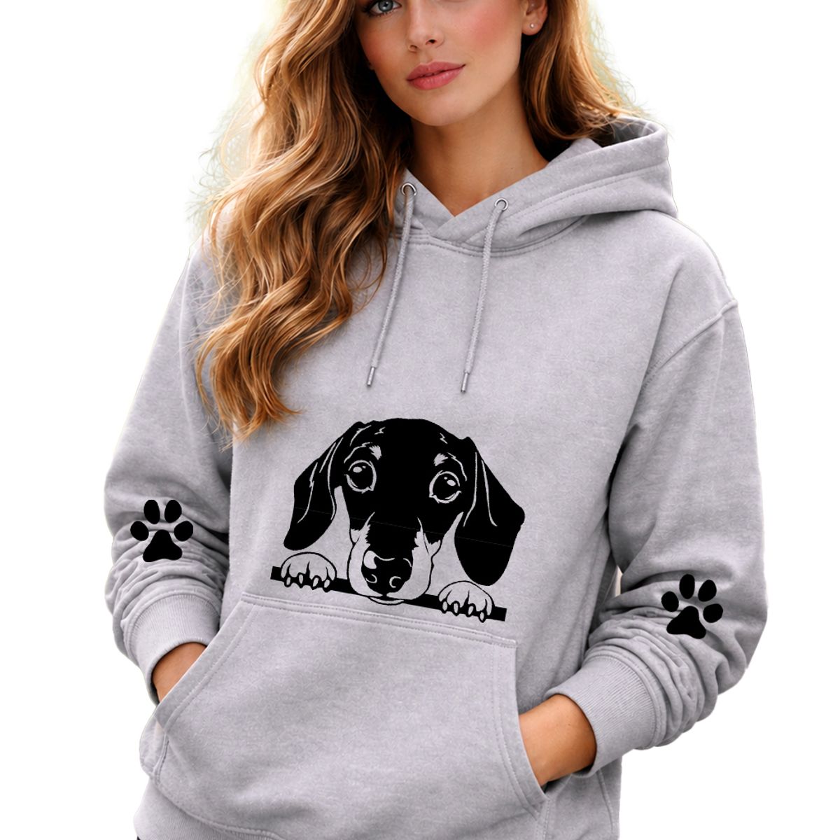 MARITEX - Poleron para Mujer Perro Dog Dachshund