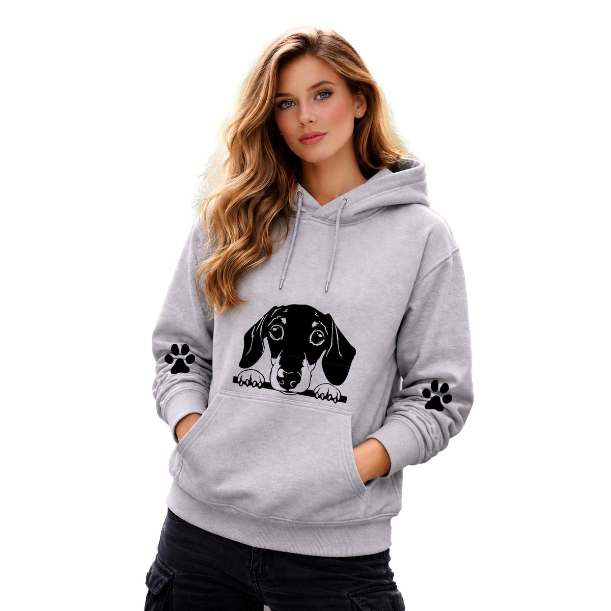 MARITEX - Poleron para Mujer Perro Dog Dachshund