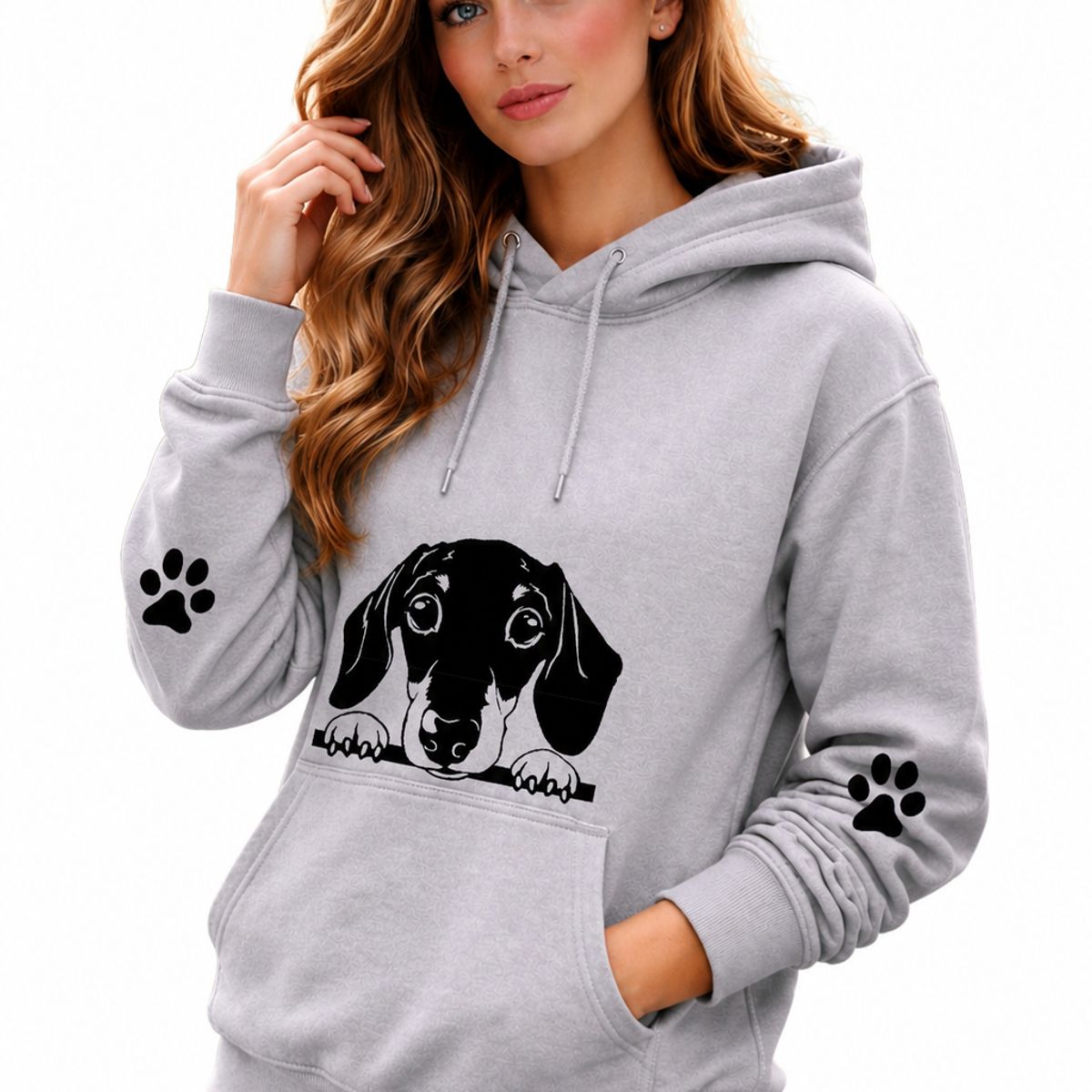 MARITEX - Poleron para Mujer Perro Dog Dachshund