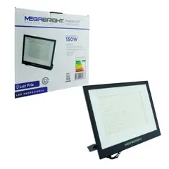 MEGABRIGHT - Foco Halogeno LED Marca De 150 Watt Modelo PRO TELCO FLAT Alto Brillo