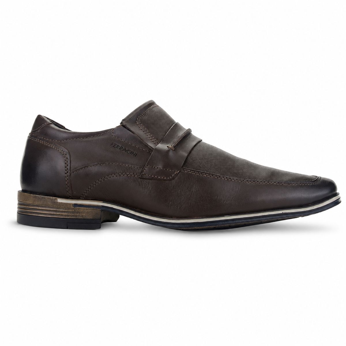 FERRACINI - Zapato Café Hombre Casual Ferracini Munique 3362