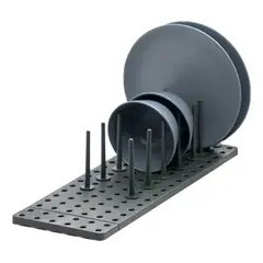 GENERICO - Estante Ajustable Drenaje Cocina Tipo de Cajón Organizador Color Gris oscuro