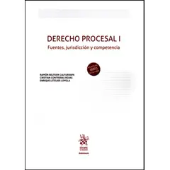 TIRANT LO BLANCH - DERECHO PROCESAL I - FUENTES, JURISDICCIÓN Y COMPETENCIA