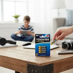 TOSHIBA - Pilas Aaa Alcalinas Pack 4 Unidades