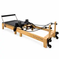 GENERICO - Pilates Reformer Profesional de Madera - Velvet Cove