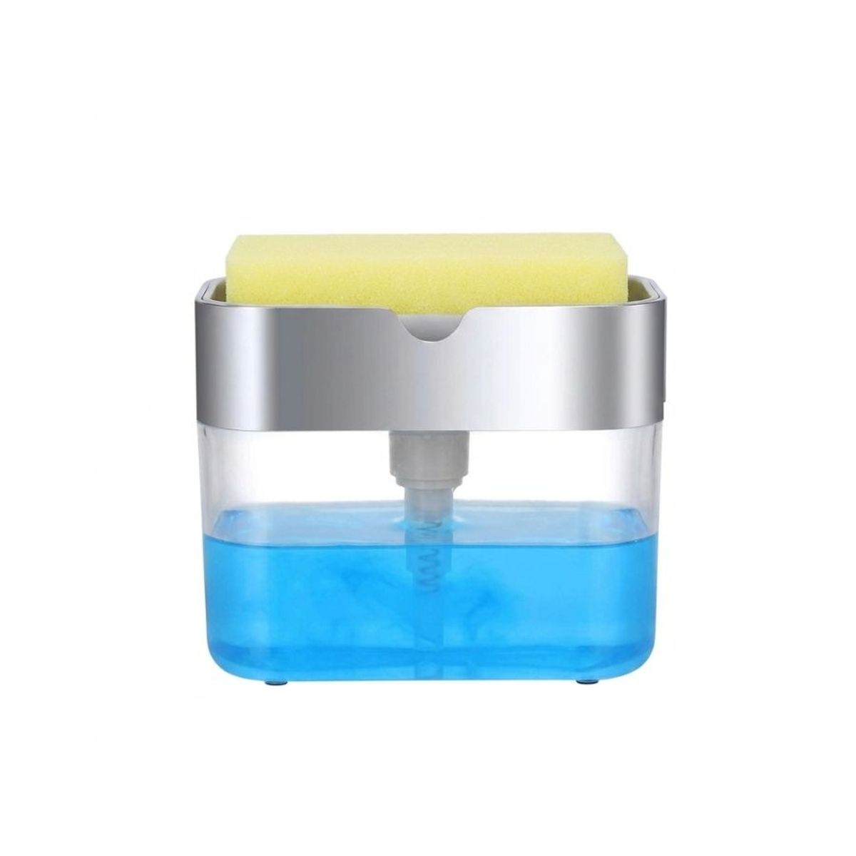 GENERICO - Dispensador De Jabon Liquido Para Lavaplatos con esponja