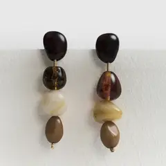 LOUNGE - Aros Mujer Piedras Irregulares