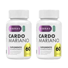 GENERICO - Cardo Mariano Alcachofa Diente De Leon 800 Mg 2 Frascos Nibray Vital