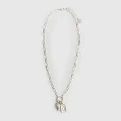 LOUNGE - Collar Mujer Cadena Corazón Strass
