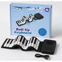 GENERICO - Teclado Piano Enrollable Portátil 37 Teclas Flexible