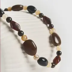 LOUNGE - Collar Mujer Piedras Irregulares
