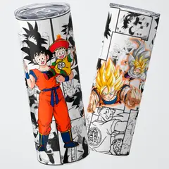 GENERICO - Mug Termo 600ml – Diseño Goku & Gohan