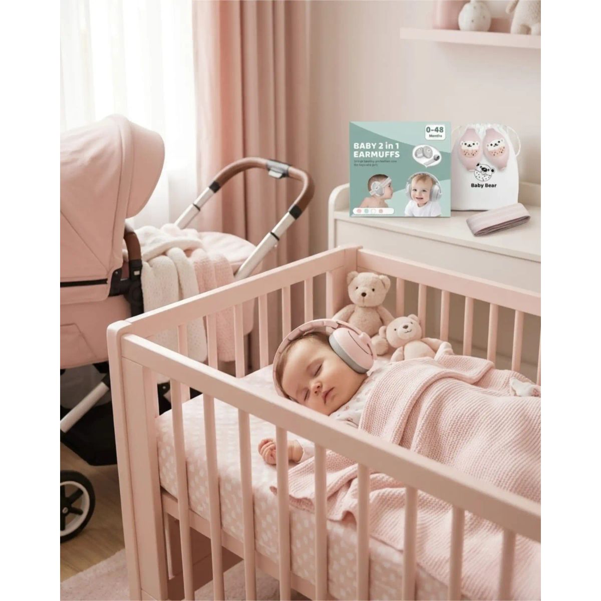 GENERICO - PROTECCION AUDIFONOS ANTIRUIDO PARA BEBES NIÑOS