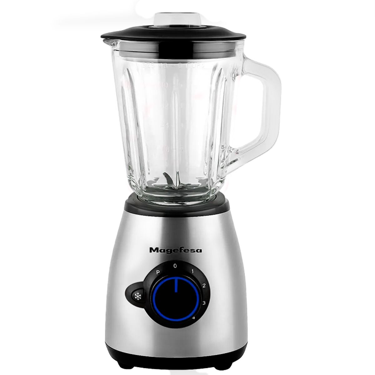 MAGEFESA - LICUADORA FRISH MAX BLENDER ACERO INOXIDABLE CON JARRO DE CRISTAL 1.5 LTS MAGEFESA