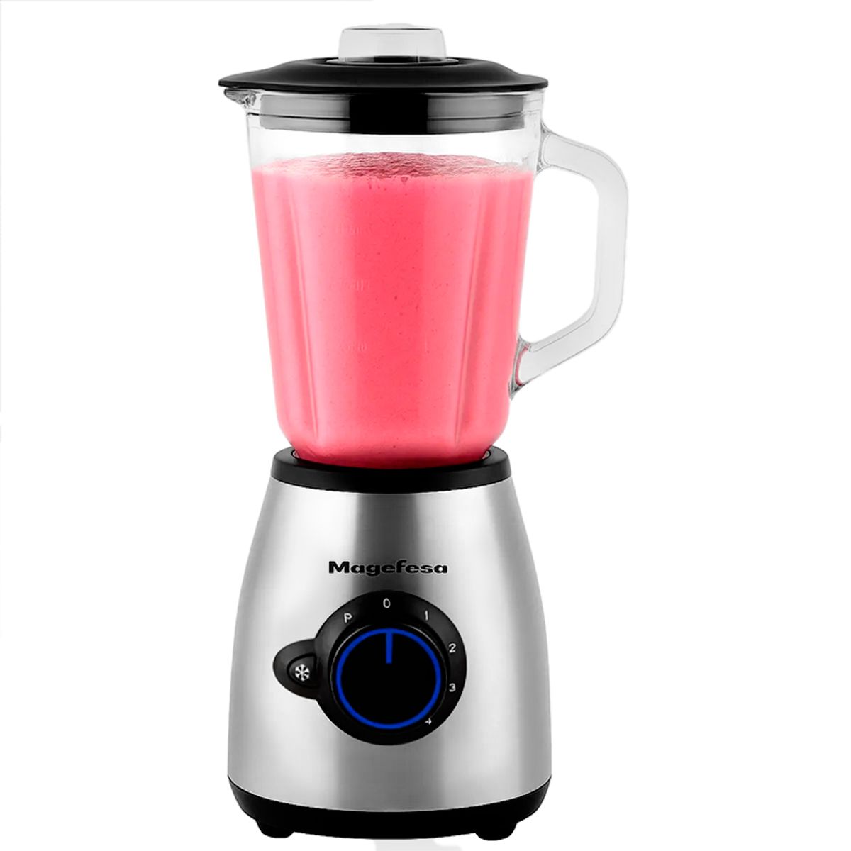 MAGEFESA - LICUADORA FRISH MAX BLENDER ACERO INOXIDABLE CON JARRO DE CRISTAL 1.5 LTS MAGEFESA