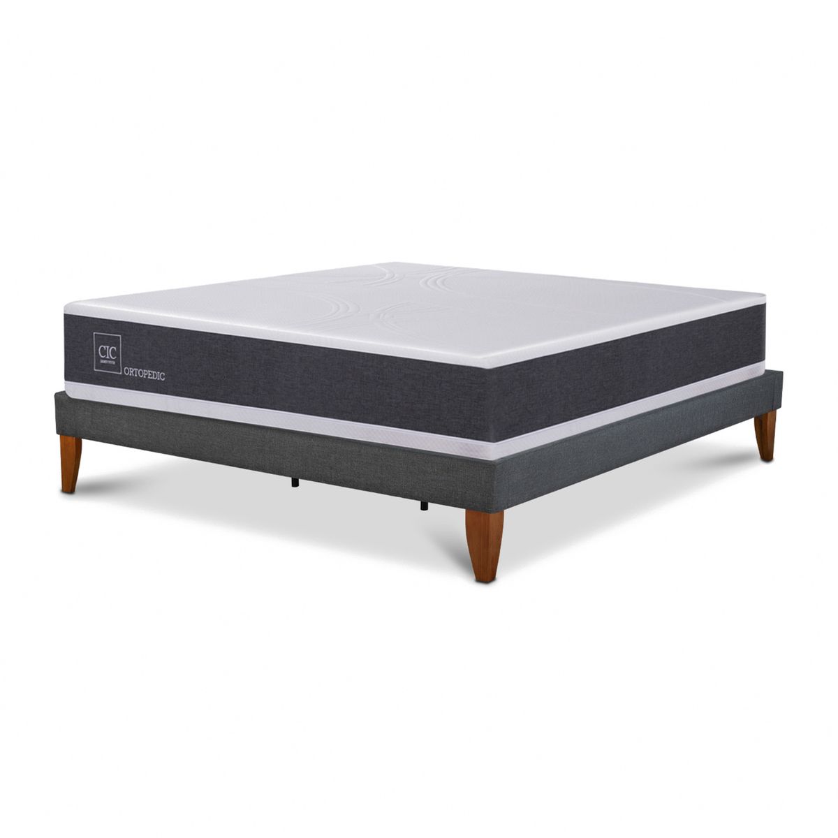 CIC - Cama Europea Box New Ortopedic 1.5 Plazas Cic