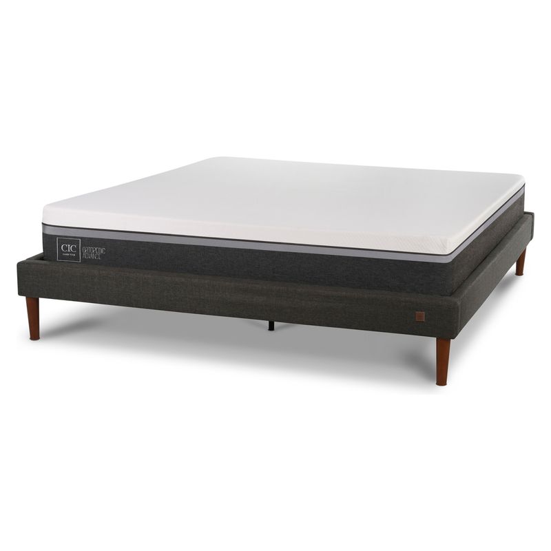 CIC - Cama Europea Curve Ortopedic Advance 2 Plazas X 2.16Mt Base Normal Cic