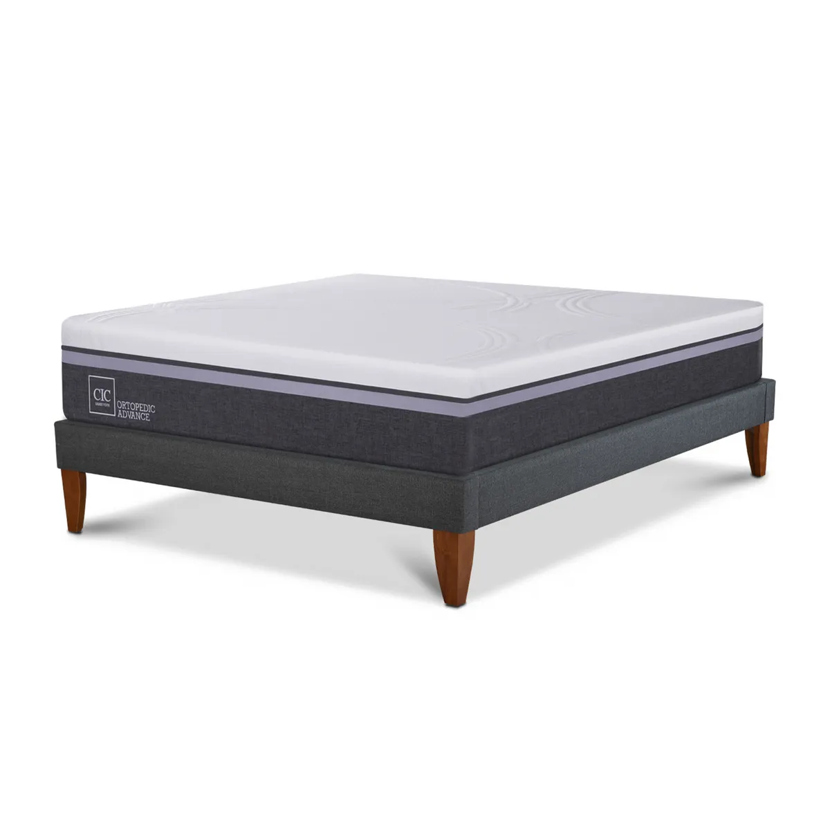 CIC - Cama Europea Box Ortopedic AdvanCama Europea 2 Plazas Cic