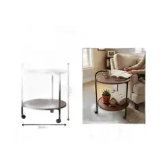 GENERICO - Mesa Auxiliar con Ruedas 50cm65cm