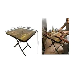 GENERICO - Mesa de Plegable 70x70x74 Cm