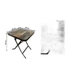 GENERICO - Mesa de Plegable 60x60x74 Cm