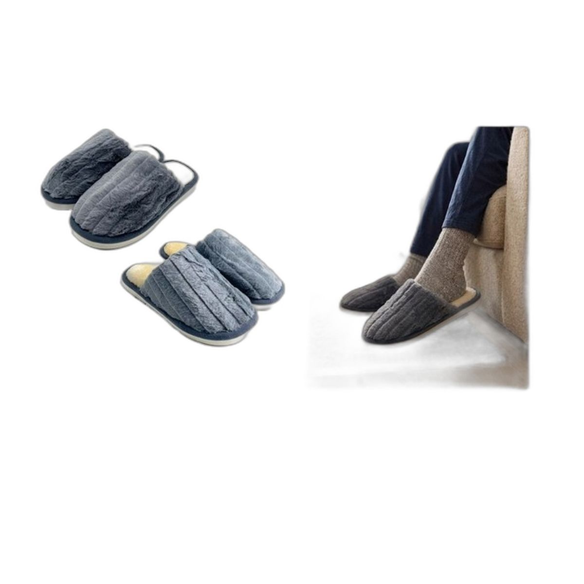 GENERICO - Pantuflas 38 - 44 - Accesorio de Alta Calidad