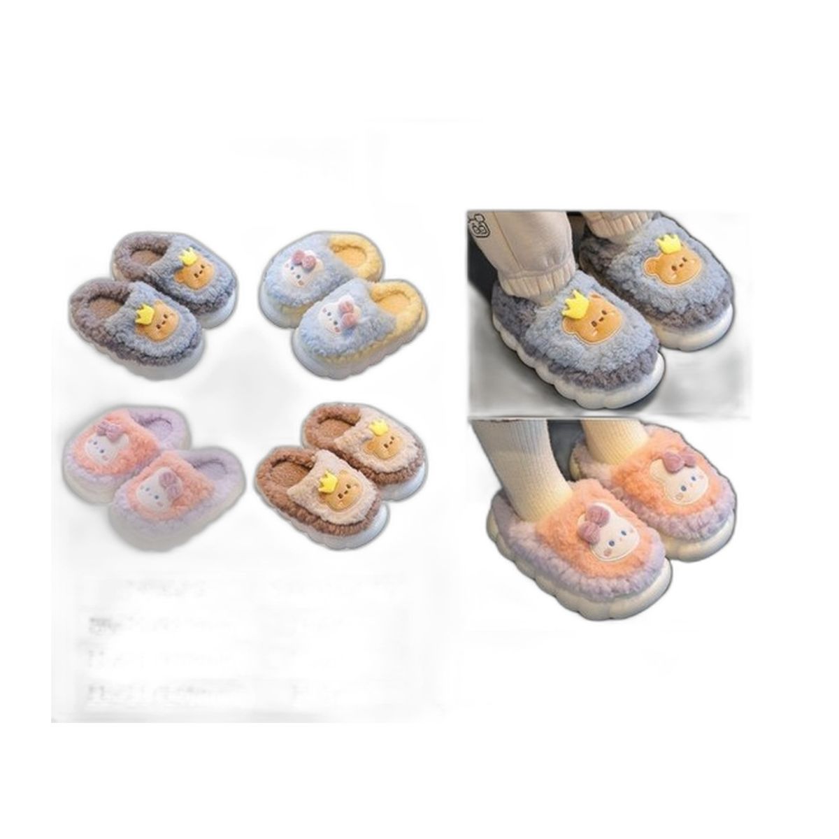 GENERICO - Pantuflas 28 - 32 - Accesorio de Alta Calidad
