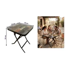 GENERICO - Mesa de Plegable 60x60x74 Cm