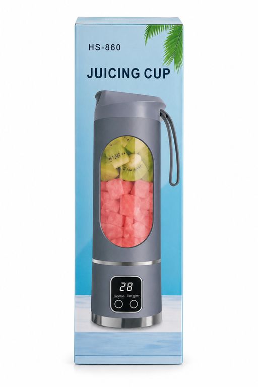 Licuadora Portátil Recargable USB Para Jugos Smoothies Y Batidos 450ml