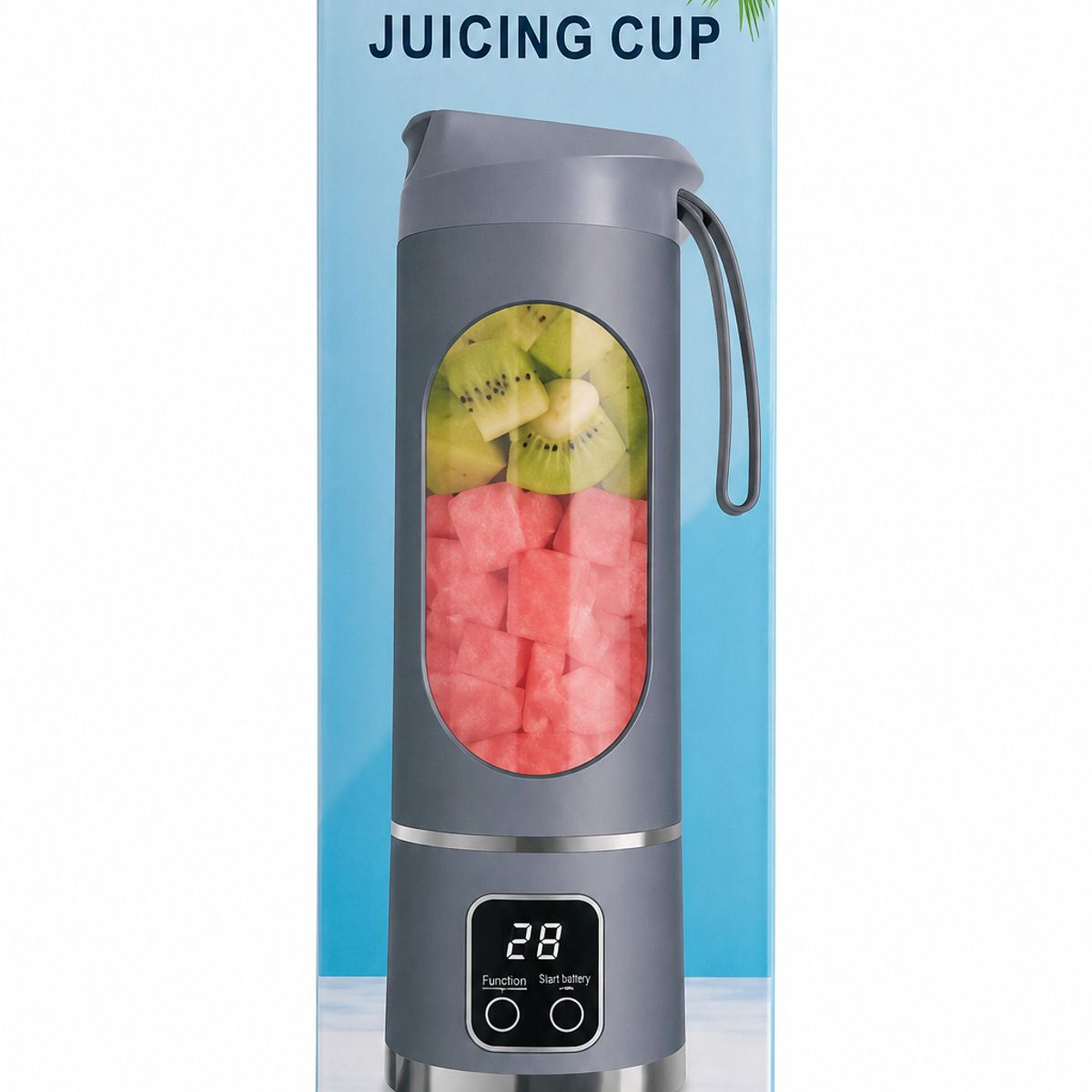 GENERICO - Licuadora Portátil Recargable USB Para Jugos Smoothies Y Batidos 450ml