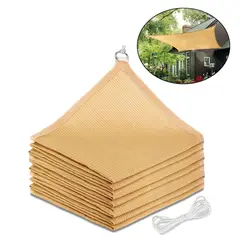 TSKY CHILE SHOPPING - Mallas Sombra Toldo Raschel - 5x6mts - Cinta Refuerzo y Ojillo D- Perfecto para Jardín, Exteriores