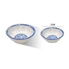 GENERICO - TAZÓN DE CERÁMICA ESTILO ASIÁTICO 20CM